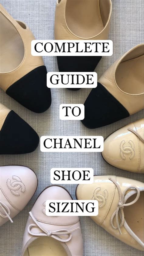 chanel shoes chart